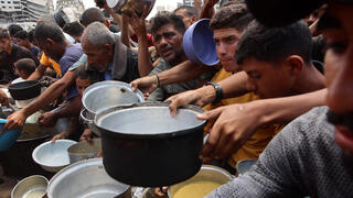 חלוקת מזון בעזה