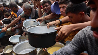 חלוקת מזון בעזה