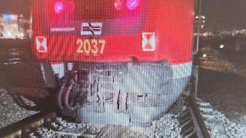 הרכבת שירדה מהמסילה במתחם בלוד, 16.4.2025