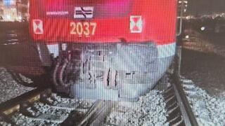 הרכבת שירדה מהמסילה במתחם בלוד, 16.4.2025