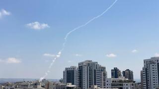 שיגור מיירט באזור חדרה בעקבות שיגור טיל מתימן