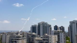 שיגור מיירט באזור חדרה בעקבות שיגור טיל מתימן