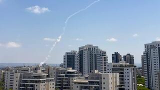 שיגור מיירט באזור חדרה בעקבות שיגור טיל מתימן