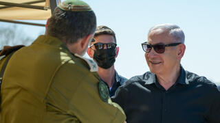 ראש הממשלה נתניהו עם האלוף זיני, ראש השב"כ החדש