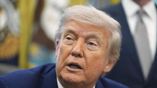 נשיא ארה"ב דונלד טראמפ בבית הלבן