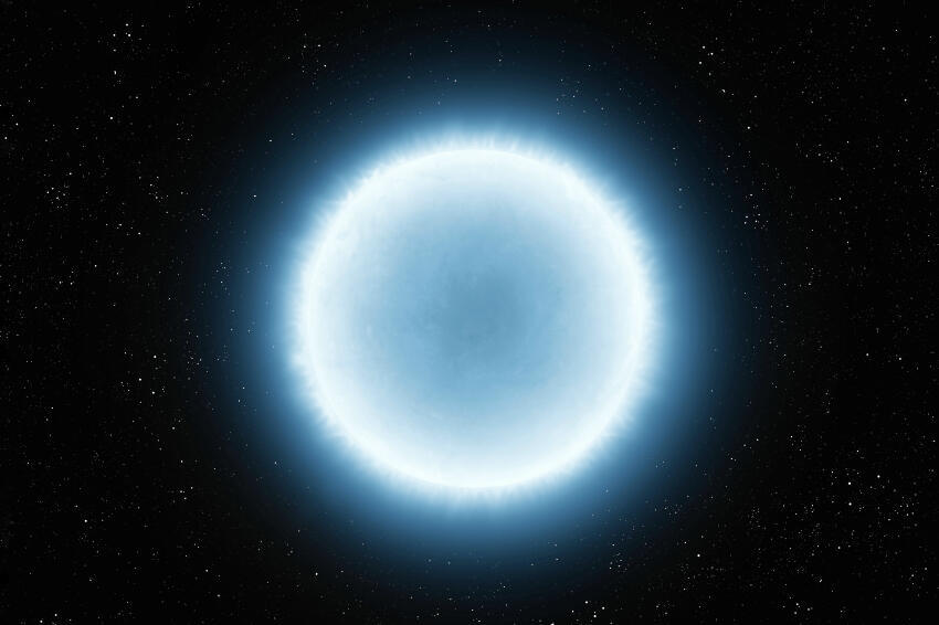 A white dwarf star, formed from the matter left after a supernova explosion (Illustration: Nazarii_Neshcherenskyi / Shutterstock) A white dwarf star, formed from the matter left after a supernova explosion