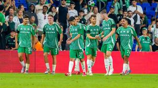 שחקני מכבי חיפה חוגגים