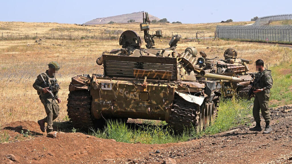Brigade 474 fighters on the Syrian border (Photo: Effie Sharir) סיור עם הלוחמים של חטיבה 474