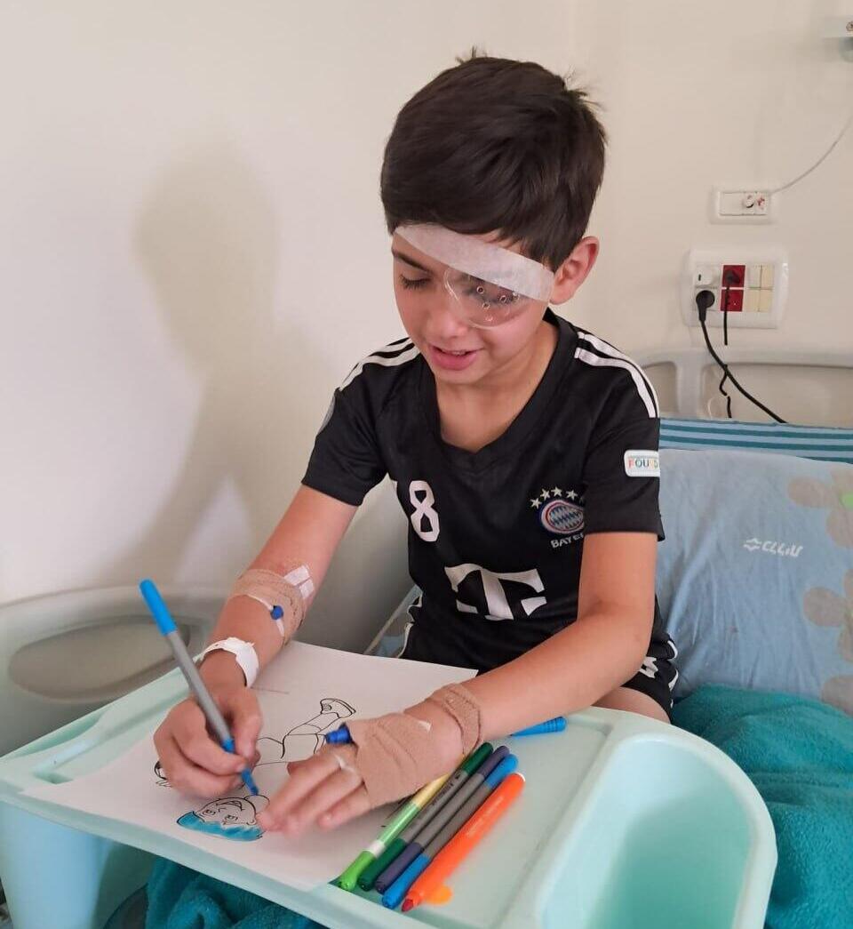 אוריאן כליפה נפצע בעין עיניים כתוצאה מפיצוץ תרסיס הגנה