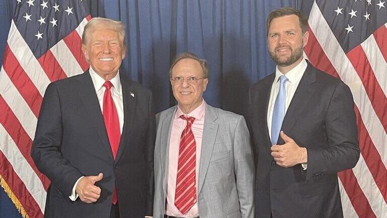 בשארה בישארה בחבח עם דונלד טראמפ וג'יי די ואנס