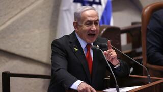 בנימין נתניהו במליאת הכנסת