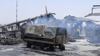 נזקי התקיפות בצנעא תימן