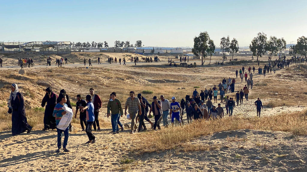 חלוקת המצרכים של הסיוע ההומניטרי ברפיח, רצועת עזה
