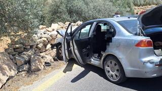 תאונת דרכים סמוך למצד שמעון בירושלים