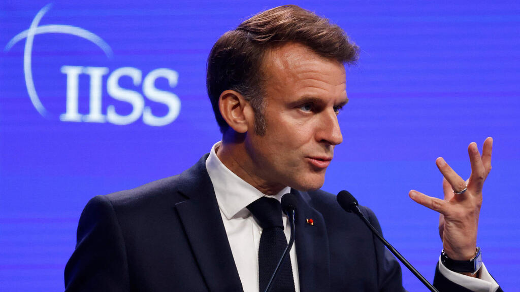 נשיא צרפת עמנואל מקרון בביקור בסינגפור