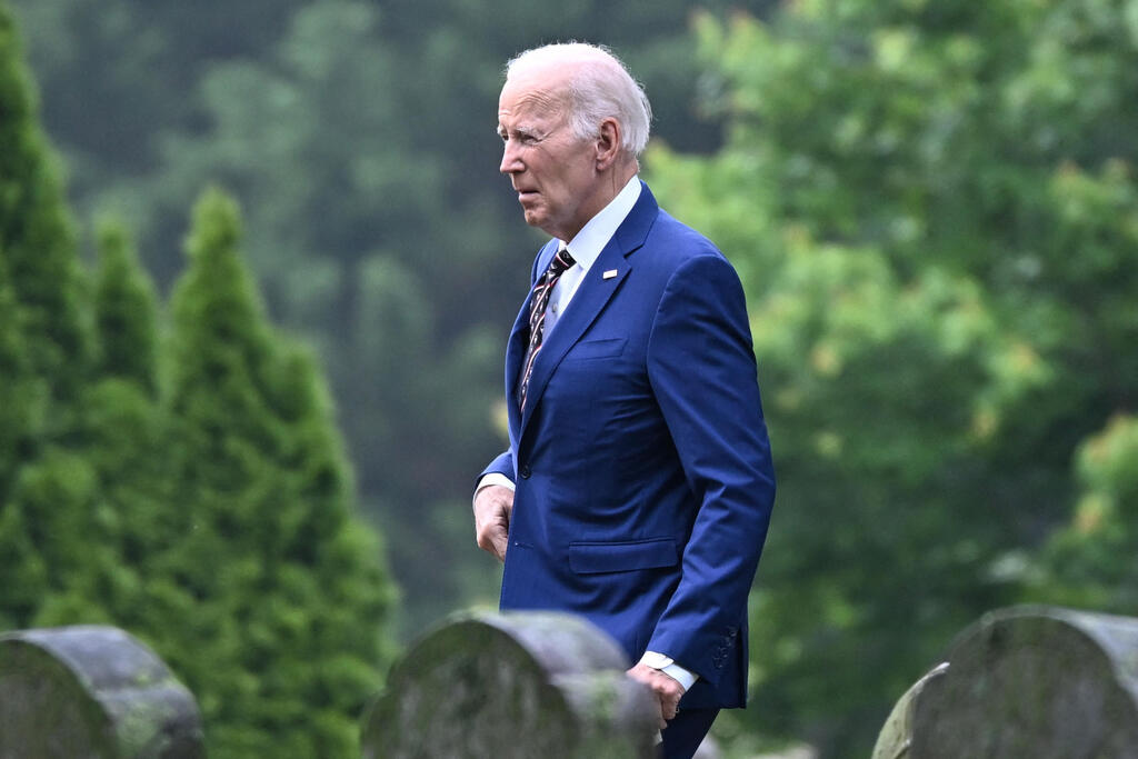 Former US President Joe Biden (Photo: ALEX WROBLEWSKI / AFP) נשיא ארה"ב לשעבר ג'ו ביידן