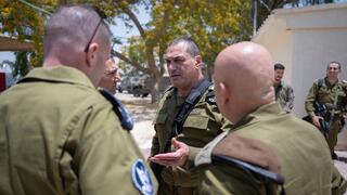 הרמטכ"ל אייל זמיר קיים סיור והערכת מצב בדרום רצועת עזה