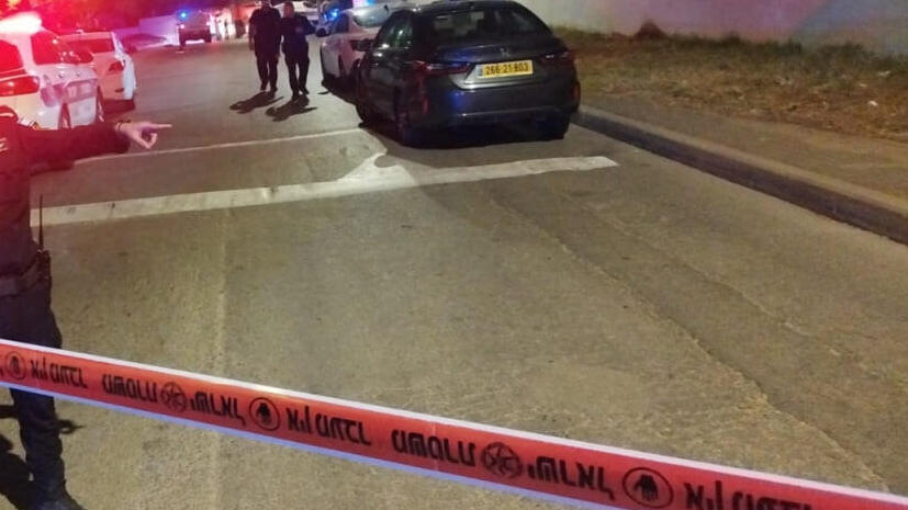 זירת הרצח בלוד
