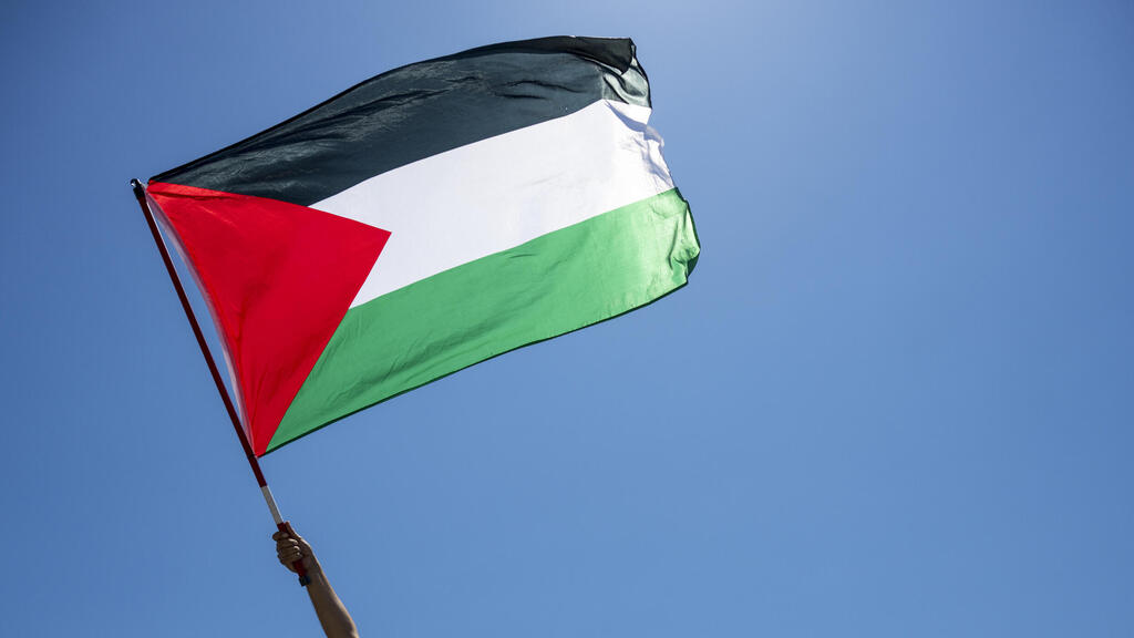 Палестинский флаг (Фото: AP Photo/Salvatore Cavalli Freedom Flotilla Coalition/via REUTERs) משט לשבירת מצור ברצועת עזה מדלין