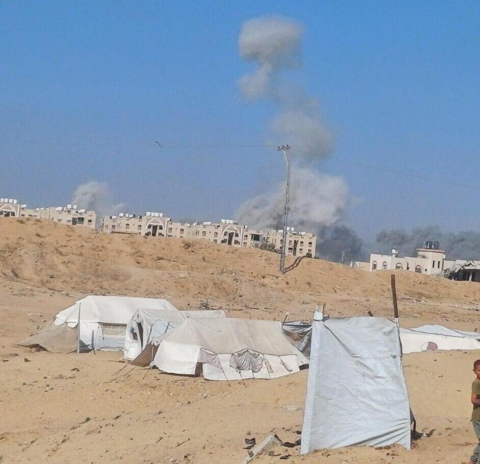 Attack in Hamad, northwest of Khan Younis תקיפה בחמד, צפון מערב חאן יונס