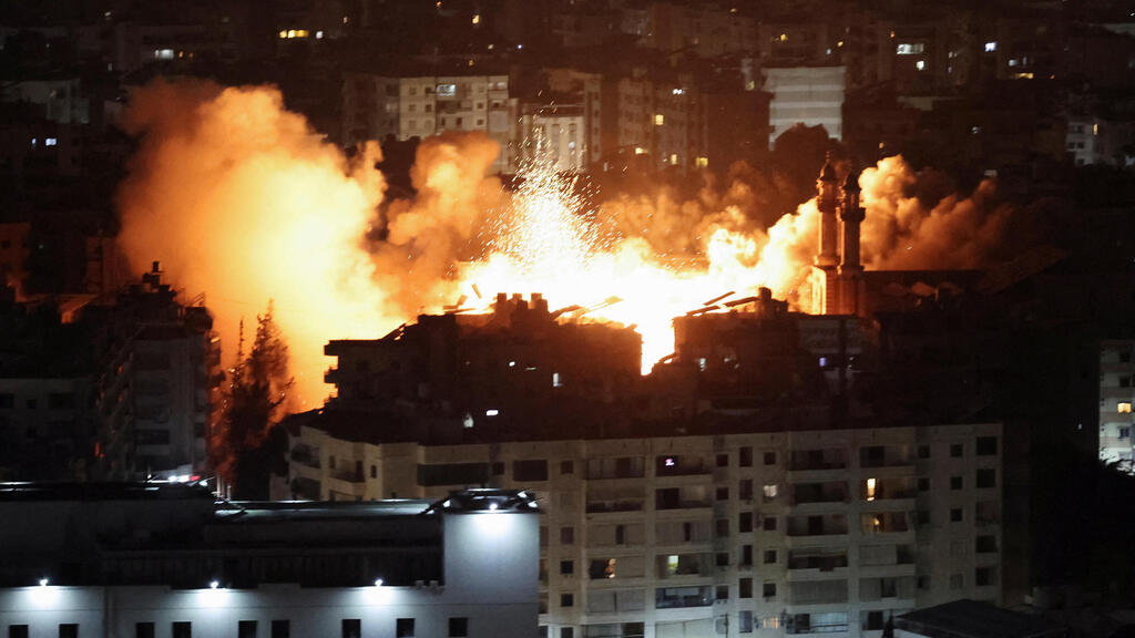  תקיפות בדאחייה ביירות לבנון