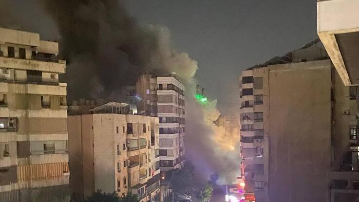  תקיפות בדאחייה ביירות לבנון