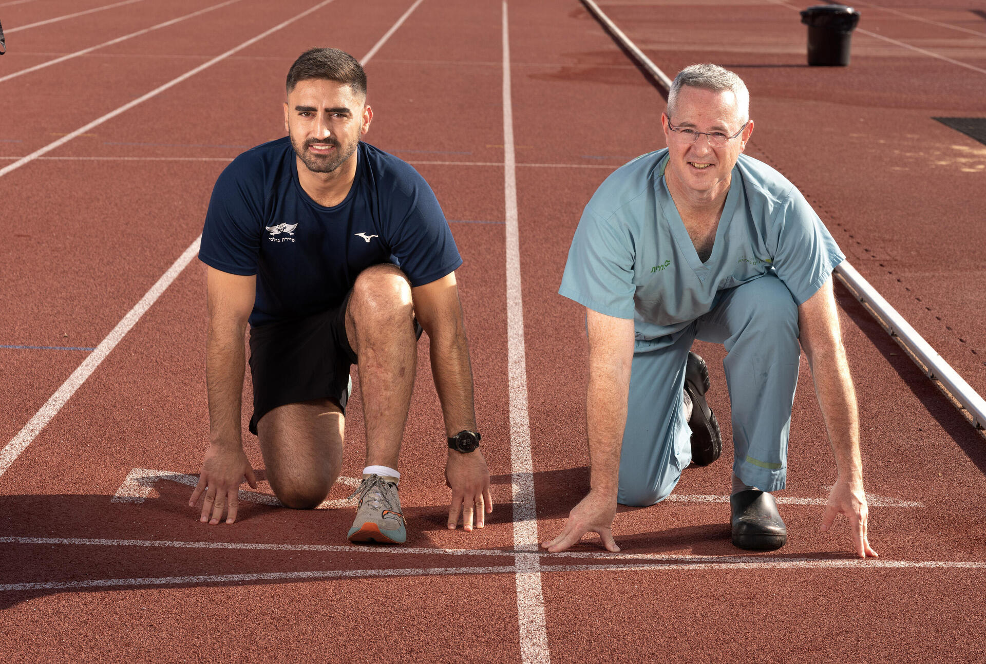 מתן, סגן מפקד סיירת גולני שנפצע קשה בלבנון, נערך לתחרות ריצה מול הרופא שניתח אותו 