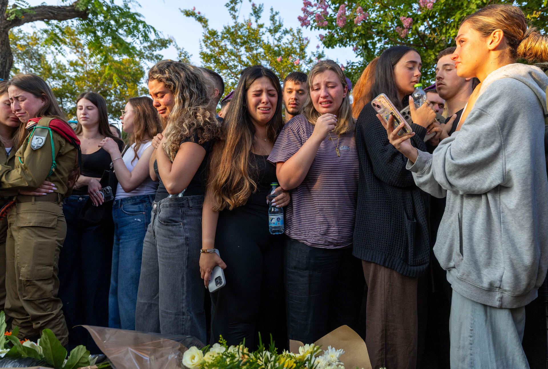 ההלוויה של סמ"ר ליאור שטיינברג ז"ל, חובש קרבי שנהרג בג'באליה 