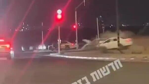 תיעוד התאונה בכביש 25