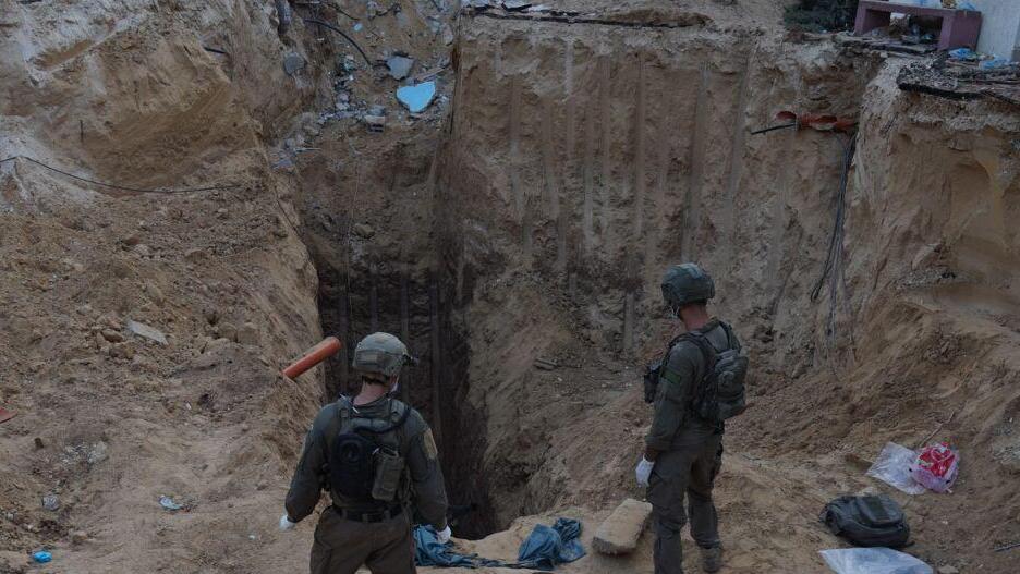תיעוד מאיתור גופת מוחמד סינוואר במרחב בית החולים האירופי בחאן יונס