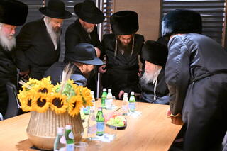 האדמו"ר מגור בפגישה בארה"ב עם תורמים