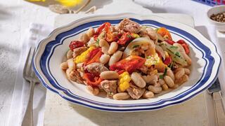 סלט טונה ושעועית