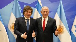 פגישתם של חאבייר מיליי ובנימין נתניהו