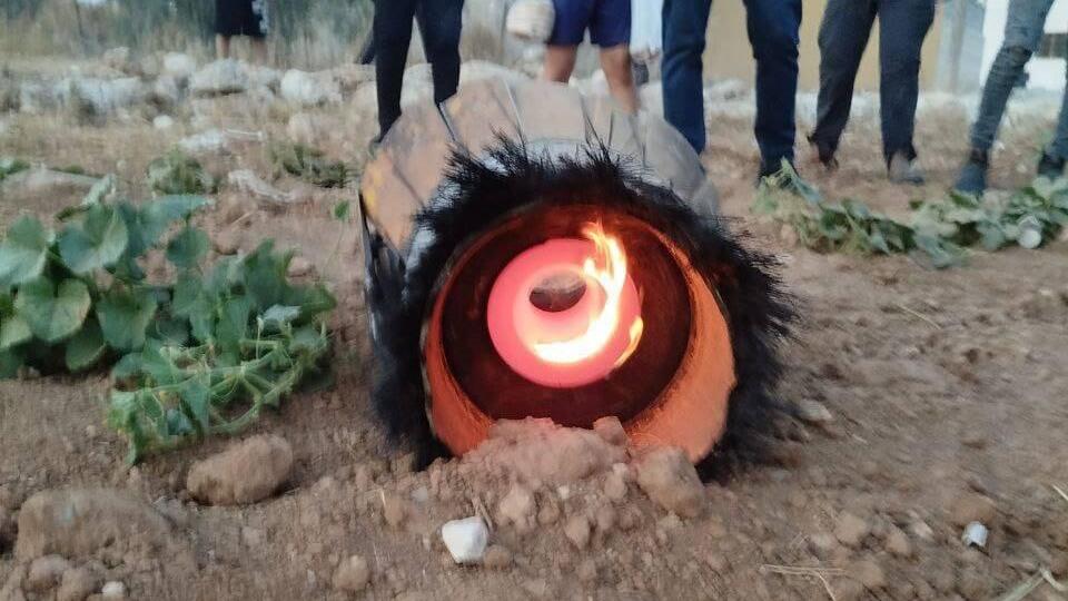 שברי יירוט בדאהריה מדרום לחברון