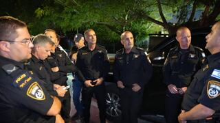 מפכ"ל המשטרה דני לוי בזירה בבסמת טבעון
