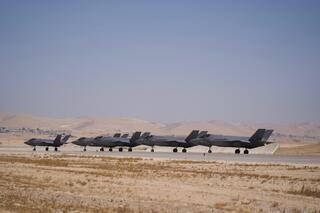 המראת מטוסי קרב של חיל האוויר לתקיפות באיראן