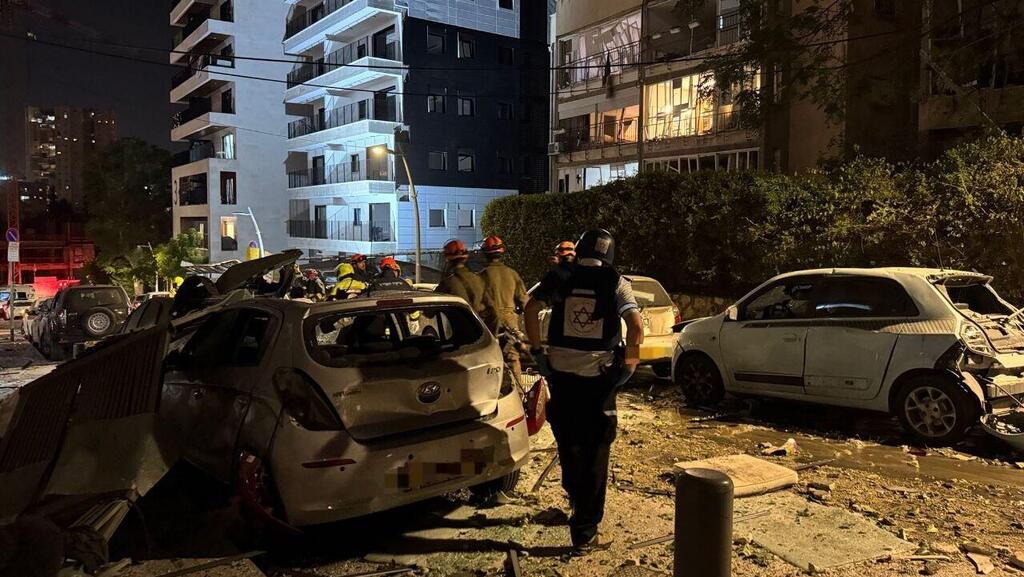  זירת הנפילה ברמת גן 