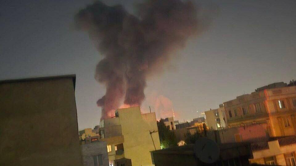 פיצוצים בנמל התעופה הבין-לאומי מהראבאד, שבמערב לטהרן