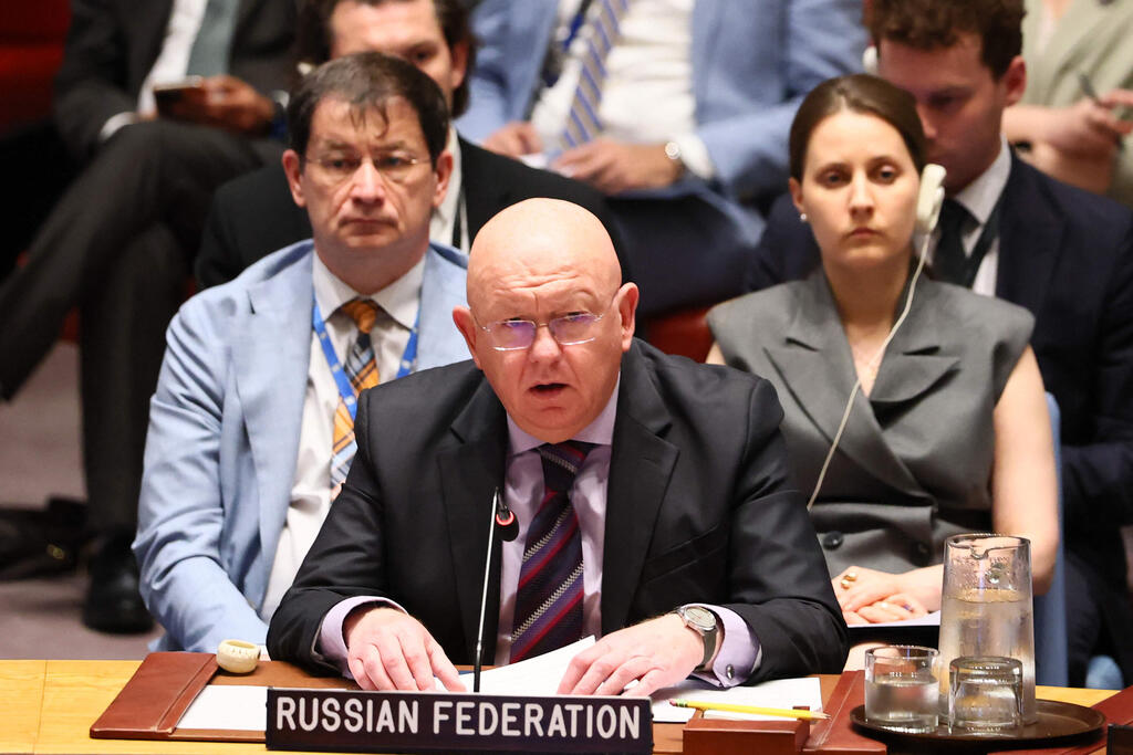 Russian UN ambassador Vasily Nebenzya