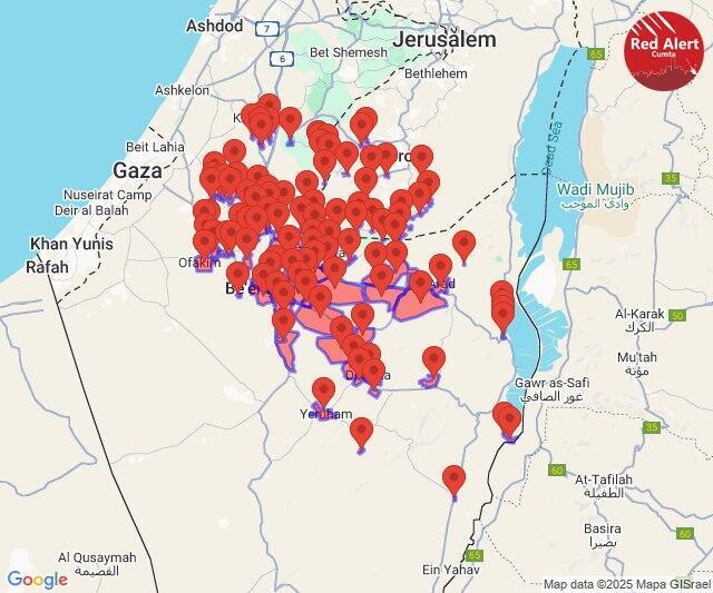  Alarms triggered by incoming missile from Yemen 
