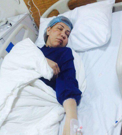 Sara after 43 days in harsh captivity