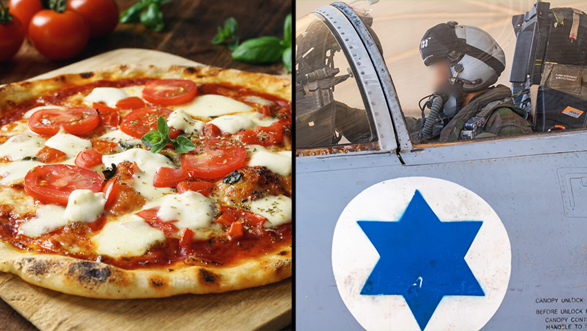 "Индекс пиццы" в Кирие (Фото: пресс-служба ЦАХАЛа, shutetrstock) ארה"ב פנטגון מדד הפיצה