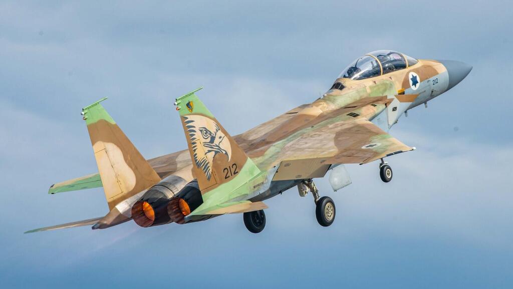 Footage from fighter jets taking off for attacks on Tehran (Photo: IDF Spokesperson's Unit) תיעוד מהמראות מטוסי קרב לתקיפות בטהרן