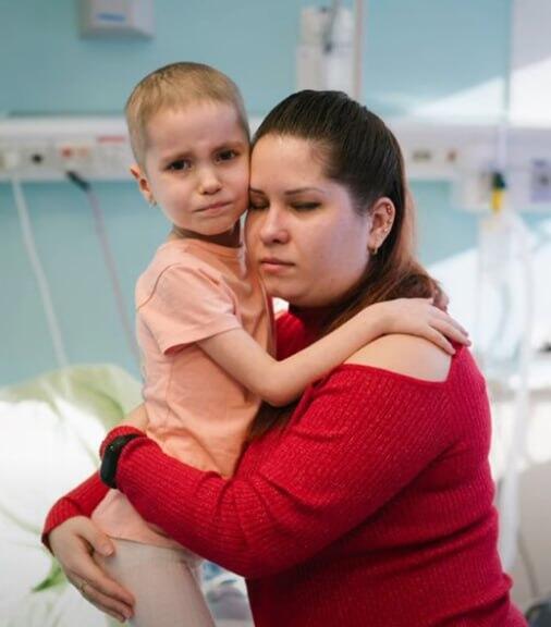 נסטיה ז"ל בטיפולים בבית חולים