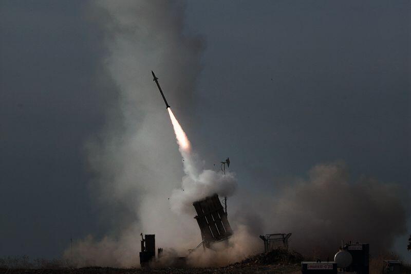 כיפת ברזל ברגעי יירוטי הכטב"מים