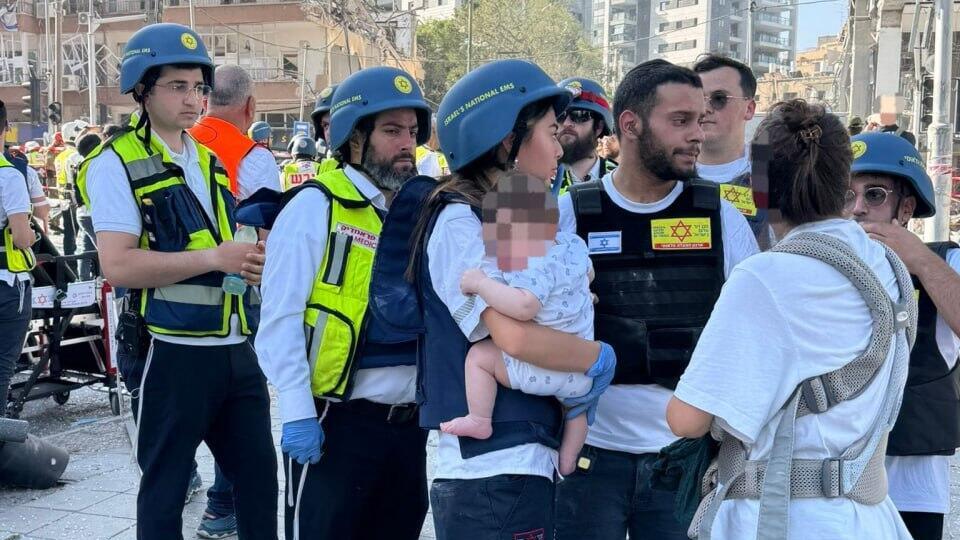זירת הפגיעה ברמת גן