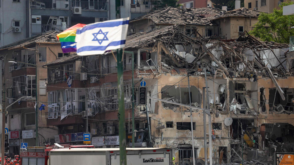 זירת הנפילה ברמת גן