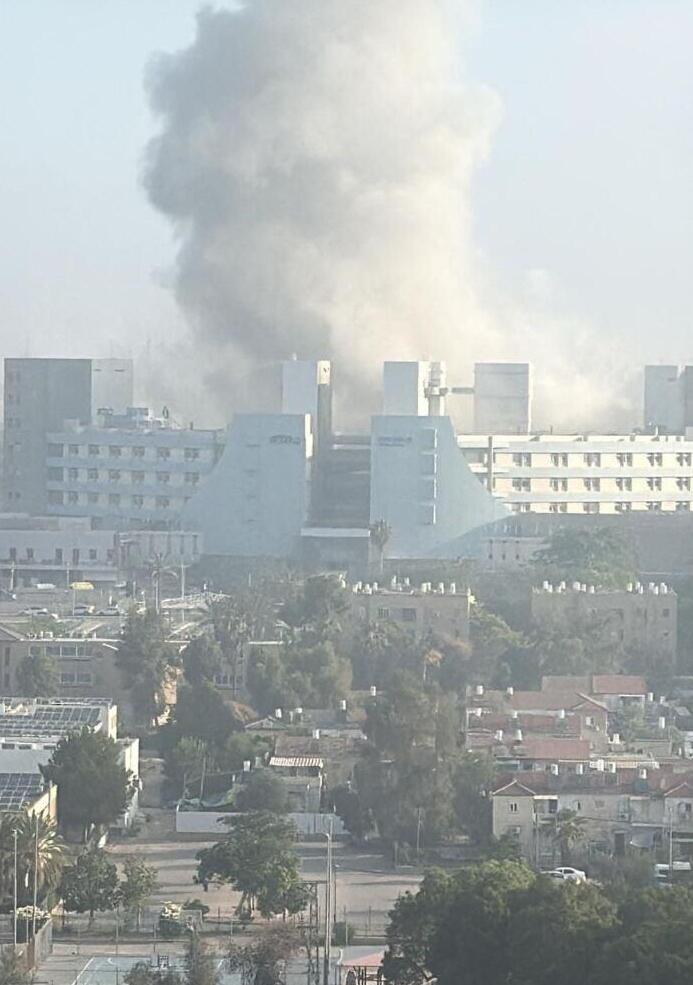 נפילה בסורוקה  בעקבות שיגור מאיראן