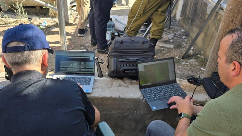 מתוך הניסוי שבוצע על המערכת בזירת הנפילה במרכז