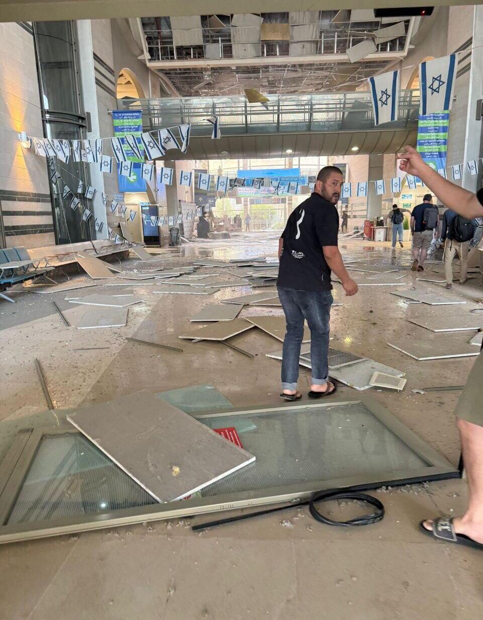 נפילה בסורוקה  בעקבות שיגור מאיראן